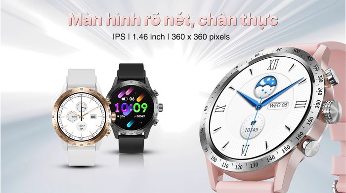 Đồng hồ thông minh BeFit Active 2 42mm - Màn hình