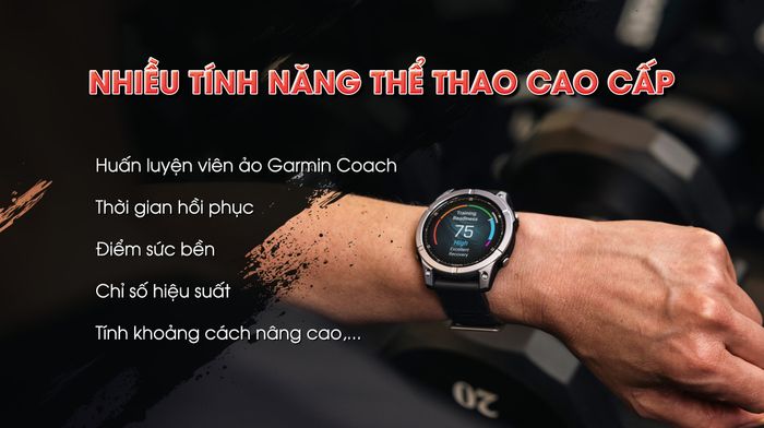 Đồng hồ thông minh Garmin Fenix E - Tính năng hiệu suất