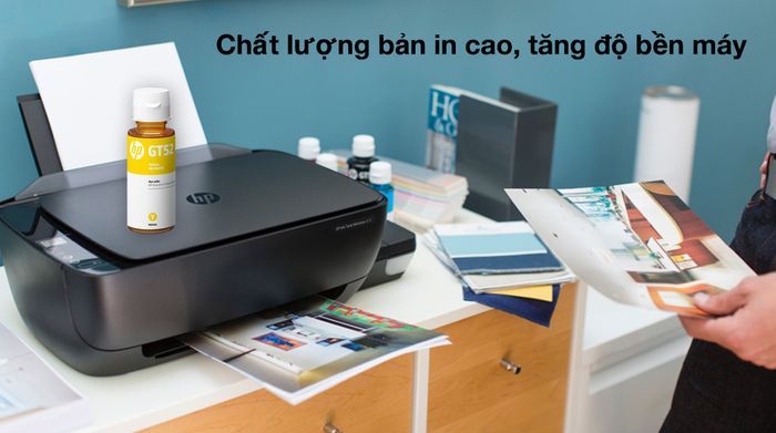 Mực in phun HP GT52 Vàng Original Ink Bottle_M0H56AA (dành cho HP Ink Tank 115. 315. 415) - Giảm chi phí trên từng bản in với mực in chính hãng