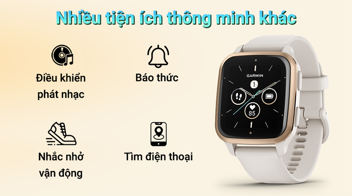 Garmin Venu SQ 2 Music dây silicone - Tiện ích khác