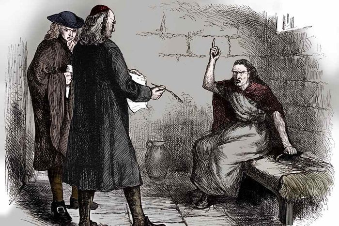 Martha Corey And Her Prosecutors, Salem, Massachusetts, C1692 (C1880)