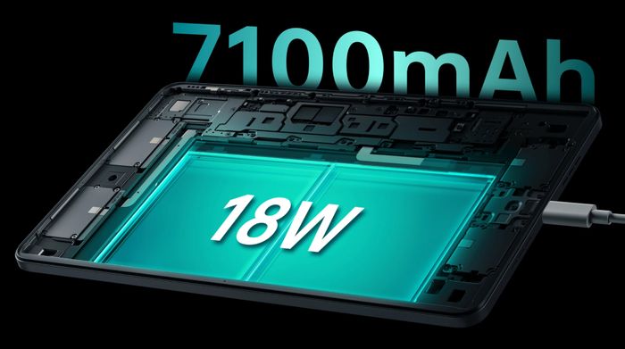 OPPO Pad Air sạc nhanh 18 W