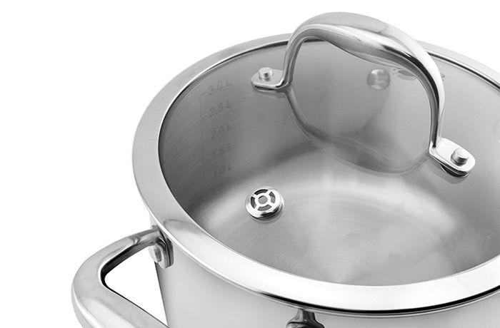 Nắp kính - Nồi inox 3 đáy nắp kính 20 cm Elmich Trimax XS EL-3747