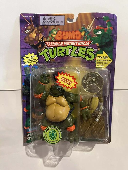 Here’s a look at the TMNT Sumo version of Michelangelo.
