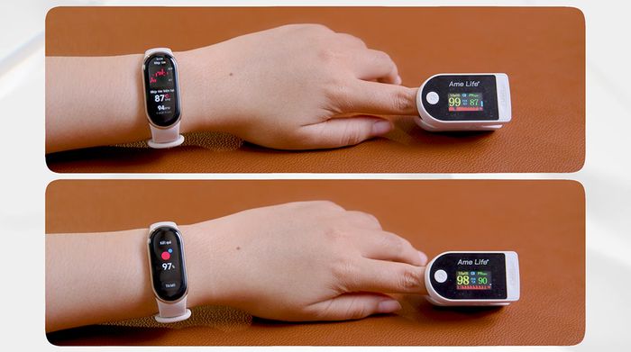 Mi Band 8 - So sánh 2 thiết bị