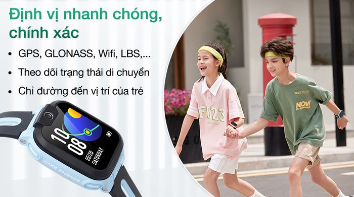 Đồng Hồ Định Vị Trẻ Em imoo Z1 41mm dây TPU Xanh dương - Định vị
