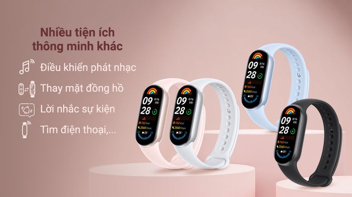 Xiaomi Mi Band 9 dây TPU - Tiện ích khác