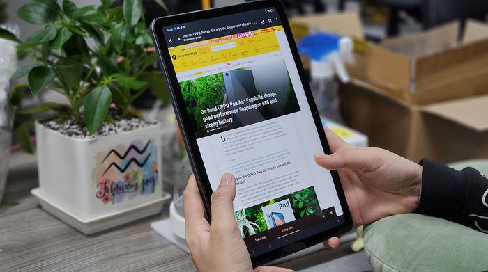 OPPO Pad Air có hiệu năng ổn định