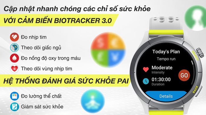 Đồng hồ thông minh Amazfit Cheetah Round - Tính năng sức khỏe