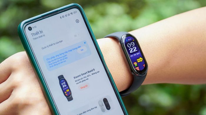 Mi Band 8 - Kết nối với điện thoại