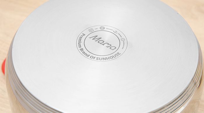 5 Lớp đáy - Nồi inox 5 đáy 24cm Sunhouse Mama SHG2524MSD