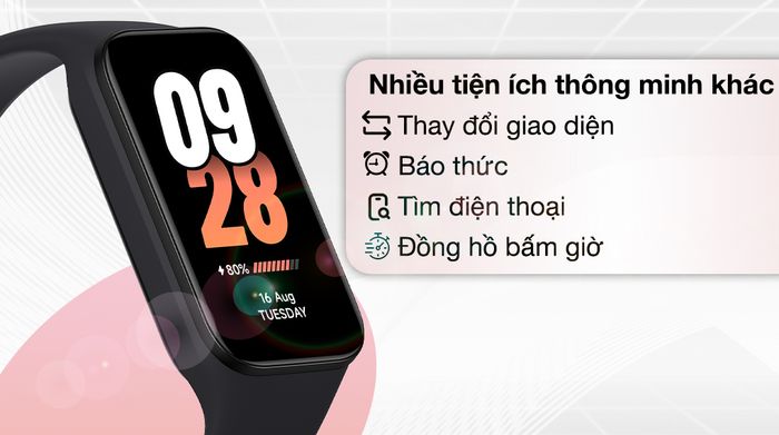 Vòng đeo tay thông minh Mi Band 8 Active - Đa dạng tiện ích