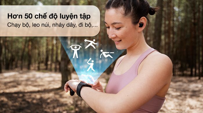 Vòng đeo tay thông minh Mi Band 8 Active - Đa dạng chế độ thể thao