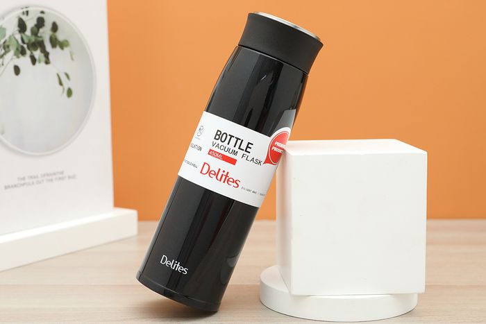 Bình giữ nhiệt inox 450 ml Delites K450BRX đen