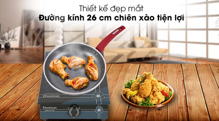Đẹp, tiện dụng - Chảo nhôm chống dính đáy từ 26cm Kangaroo KG654M