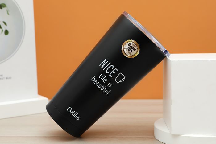 Ly giữ nhiệt inox 500 ml Delites Q10A đen