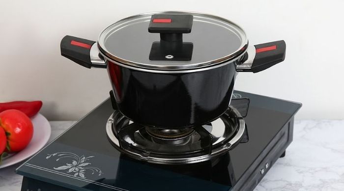 Đường kính 20 cm - Nồi nhôm nắp kính 20cm Kims Cook NAB520