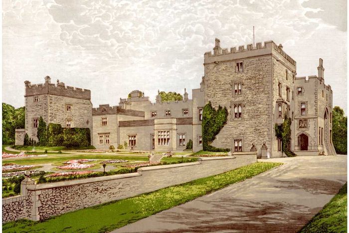 Muncaster Castle, c.1880.
