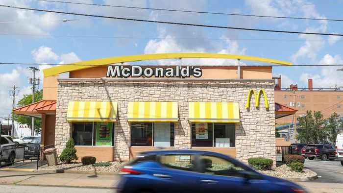 A McDonald's restaurant is shown