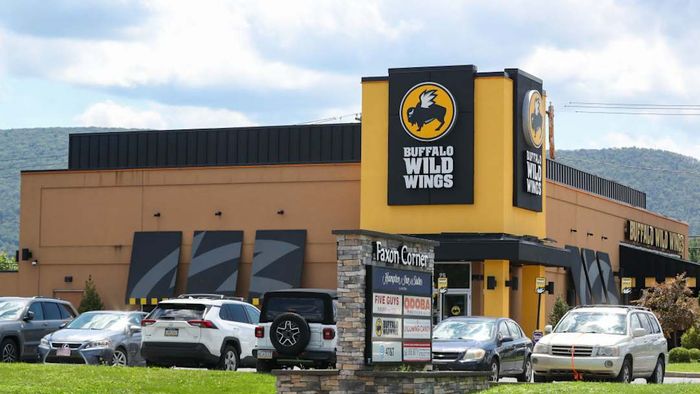 A Buffalo Wild Wings location is shown