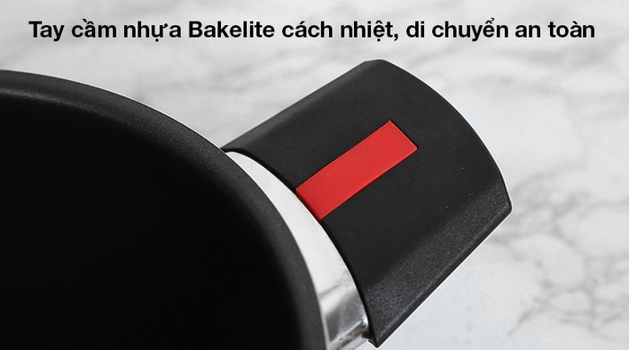 Nồi nhôm nắp kính 20cm Kims Cook NAB520 - Nồi có 1 đáy đúc nguyên khối bắt từ hiệu quả