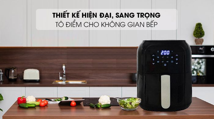 Thiết kế sang trọng - Nồi chiên không dầu Magic Eco AC-102