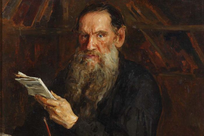 Portrait Of The Author Count Lev Nikolayevich Tolstoy (1828-1910)