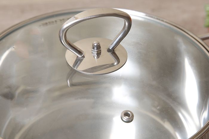 Bộ 2 nồi inox 5 đáy nắp kính Sunhouse SHG2502M-4