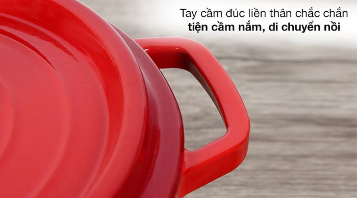 Tay cầm - Nồi gang đúc 24cm Rapido RK24-RD