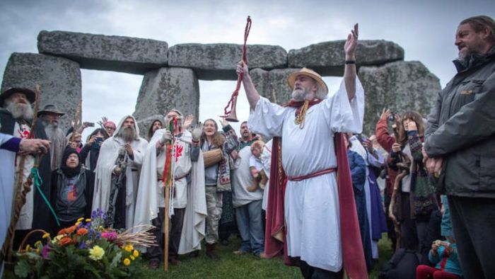 The 2017 autumnal equinox celebration at Stonehenge.