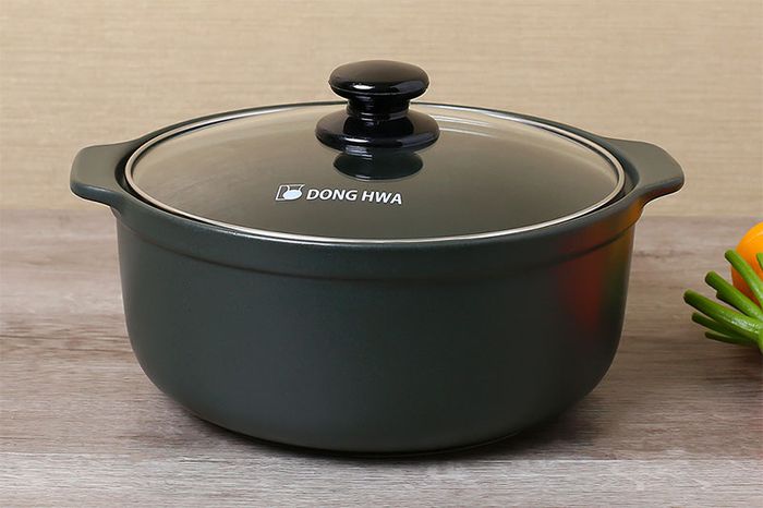 Thiết kế đẹp mắt - Nồi đất 3.1L DongHwa Tucbeghi G-705H Xanh