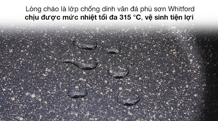 Lòng chảo - Chảo inox 5 đáy chống dính 16cm Sunhouse IN16M4