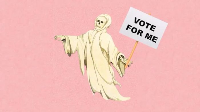 Their campaigns didn’t involve spectral appearances.
