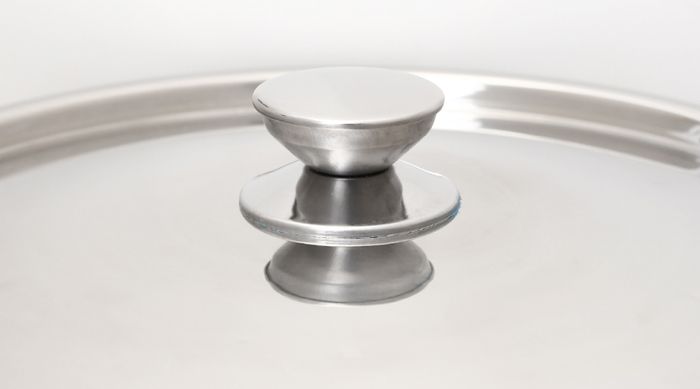 Nắp nồi được làm từ inox - Nồi Inox 3 đáy nắp inox 32 cm Sunhouse SHG300-32