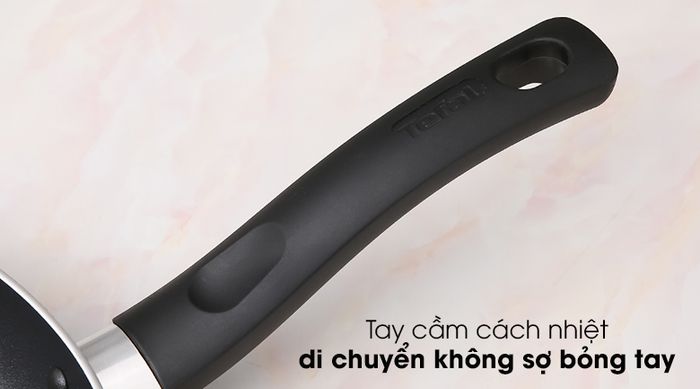 Chảo nhôm chống dính đáy từ 28cm TEFAL G1430605 - Tay cầm dài dễ di chuyển