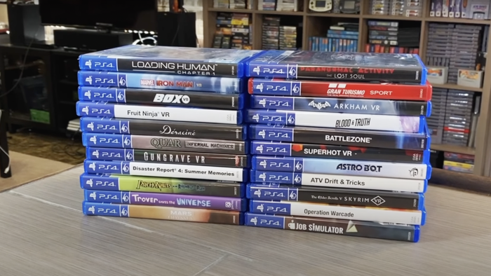 Physical copies are an option for select PSVR titles