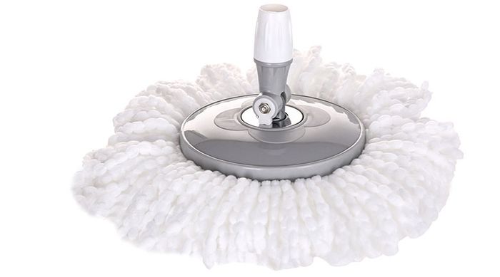 Bông lau dùng chất liệu từ sợi Microfiber thấm hút cực tốt - Bộ lau nhà Hommy MH-HomePlus X2.