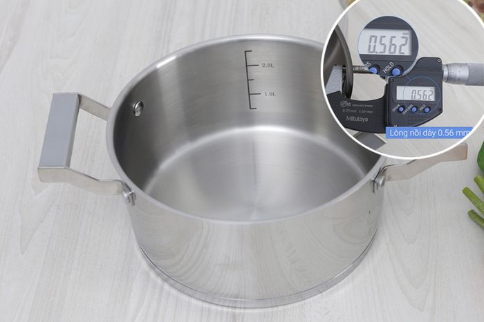 Nồi inox 304 3 đáy DMX NI004 20cm