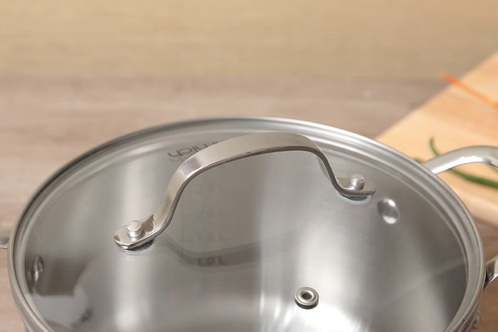 Nắp bằng kính chịu nhiệt tốt - Nồi inox 304 20cm Elmich Tri-Max 2353733