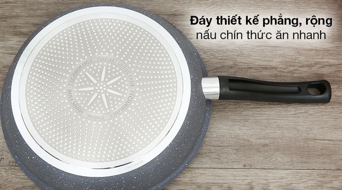 Chảo nhôm chống dính đáy từ 28 cm Tefal Cook Healthy G1340695 - Chất liệu đáy inox 430 bắt từ