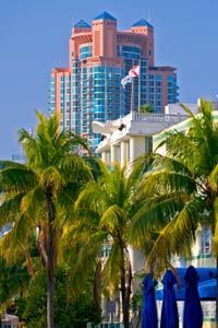 A glimpse of the classic South Beach landscape.