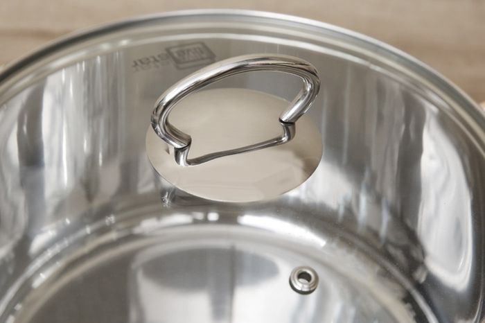 Nắp nồi bằng kính chịu lực - Nồi inox 3 đáy 24 cm Fivestar FSN 24IN1