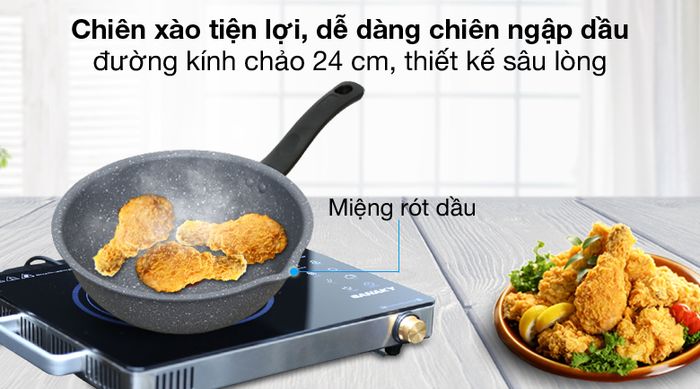 Chảo 24 cm - Tefal Cook Healthy G1348495