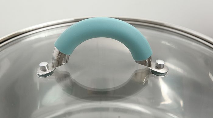Nắp - Bộ hai nồi inox 3 đáy nắp kiếng 16cm & 24cm Hommy CW-S051-4