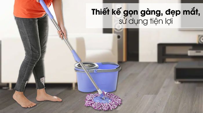 Bộ lau nhà Hommy MH-Xmop - Thiết kế gọn gàng