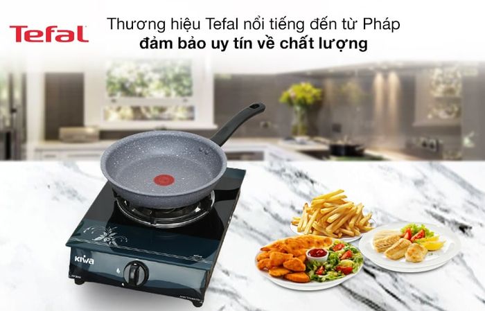 Thương hiệu - Chảo nhôm chống dính đáy từ 24 cm Tefal Cook Healthy G1340495
