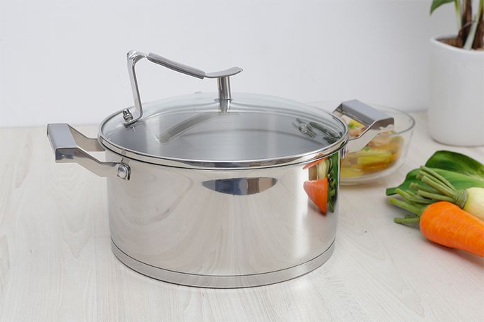Nồi inox 304 3 đáy Delites 001NTA 24 cm