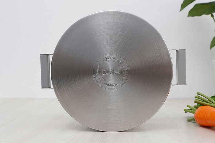 Nồi inox 304 3 đáy Delites 001NTA 24 cm