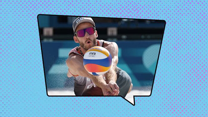 Sports such as volleyball come with their own flavorful jargon during the Olympics.