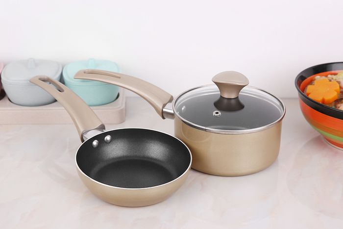 Chất liệu - Bộ 2 cái chảo quánh 14cm Smartcook Baby Star SM-611420LY